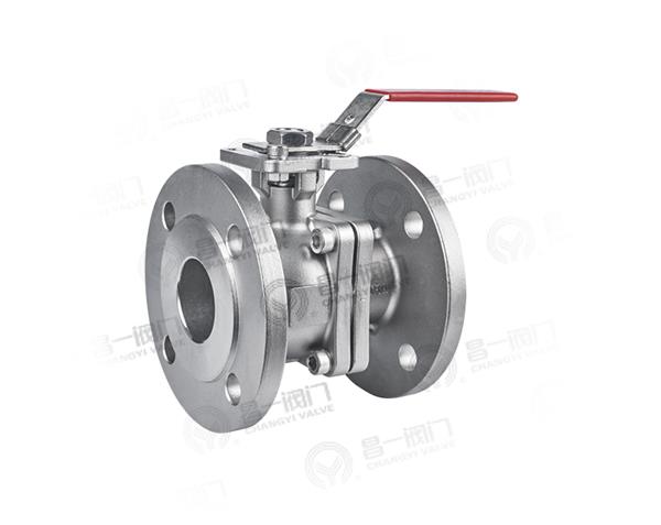 C208 二片式德標(biāo)高平臺(tái)法蘭球閥