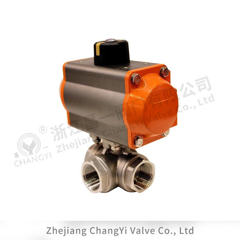 氣動(dòng)三通高平臺(tái)球閥